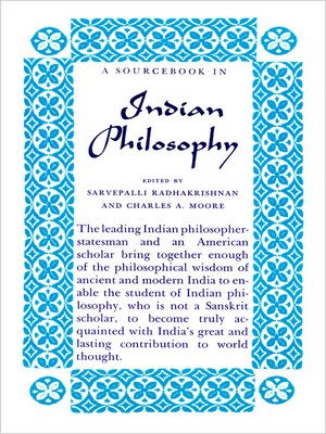 cover image of A Sourcebook in Indian Philosophy